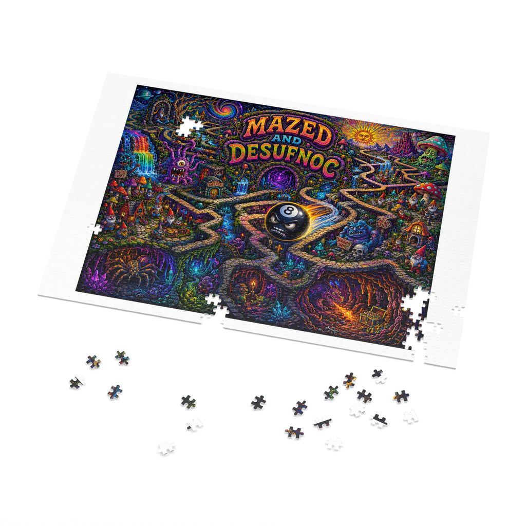 1,000-Piece Mazed and Confused Madball Jigsaw Puzzle with Tin
