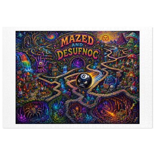 1,000-Piece Mazed and Confused Madball Jigsaw Puzzle with Tin