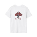 Mushroom Graphic T-Shirt – 'Bust-A-Cap'